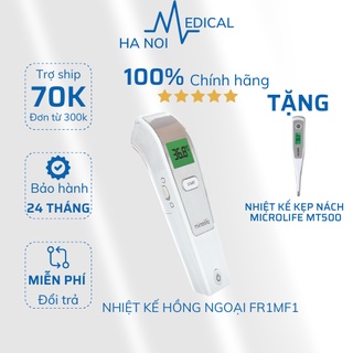 NHIỆT KẾ HỒNG NGOẠI Microlife FR1MF1 - tặng Microlife KẸP NÁCH ĐIỆN TỬ MT500 - Combo nhiệt kế cho bé an toàn tiện lợi