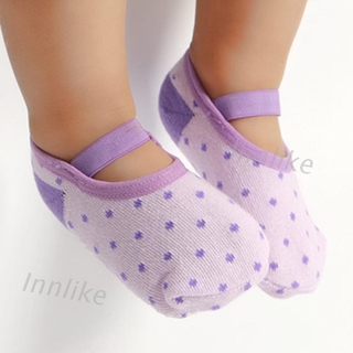 Set 6 Đôi Tất Múa Ba Lê Chống Trượt Cho Bé Từ 9-32 Tháng Tuổi