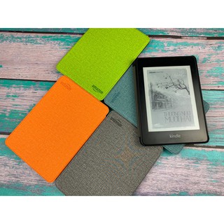 Bao da Kindle Paperwhite vải Ốp Kindle Paperwhite Smart cover Kindle Paperwhite dập logo Amazon