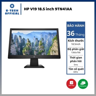Màn Hình Máy Tính HP V19 18.5inch 9TN41AA - Sản Phẩm Chính Hãng Bảo Hành 36 Tháng