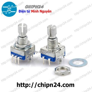 [1 CÁI] Biến trở Encoder EC11 15mm Trục Hoa