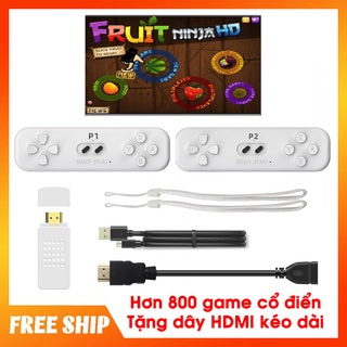 Máy chơi game Y2 Fit không dây cầm tay 2 người hơn 800 game cổ điển, cổng HDMI 830 game tuổi thơ