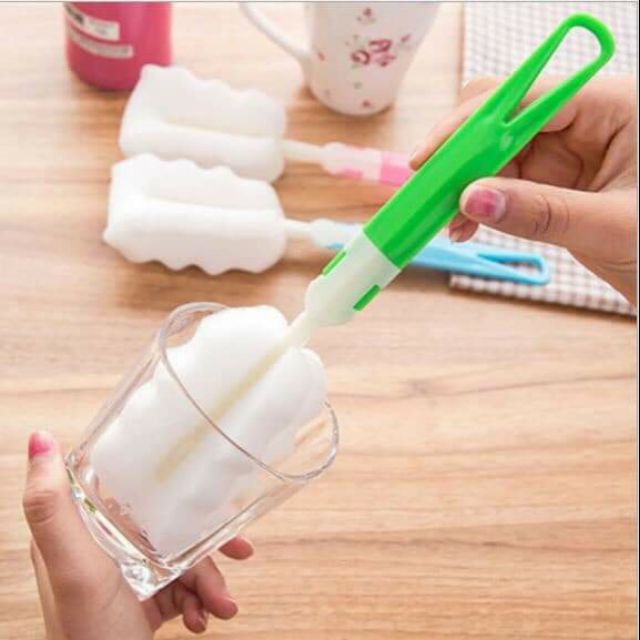 cây rửa ly bọt biển tiện lợi