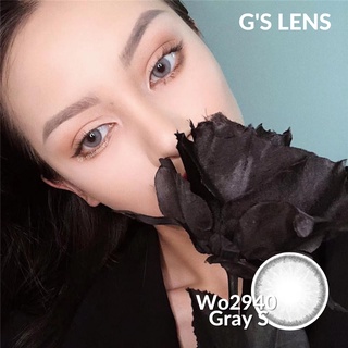 Lens Mắt Kính Áp Tròng Xám Tây Best Seller Giãn Ít Size S 14.2mm Có 0 Đến 6 Độ Cận WO2910 Gray G'S LENS