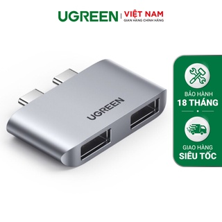 Bộ chuyển đổi 2 cổng USB type C sang 2 cổng USB 3.1 hỗ trợ cho Macbook UGREEN 10913