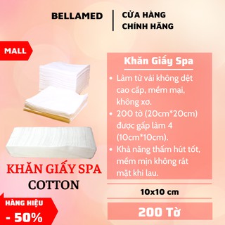 KHĂN GIẤY LAU MẶT SPA loại 1 (190 tờ/cây)