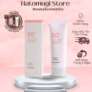 Kem chống nắng nâng tone hàn quốc / Kem Chống Nắng Karadium  Snail Repair Sun Cream SPF 50+ PA+++ 70mL