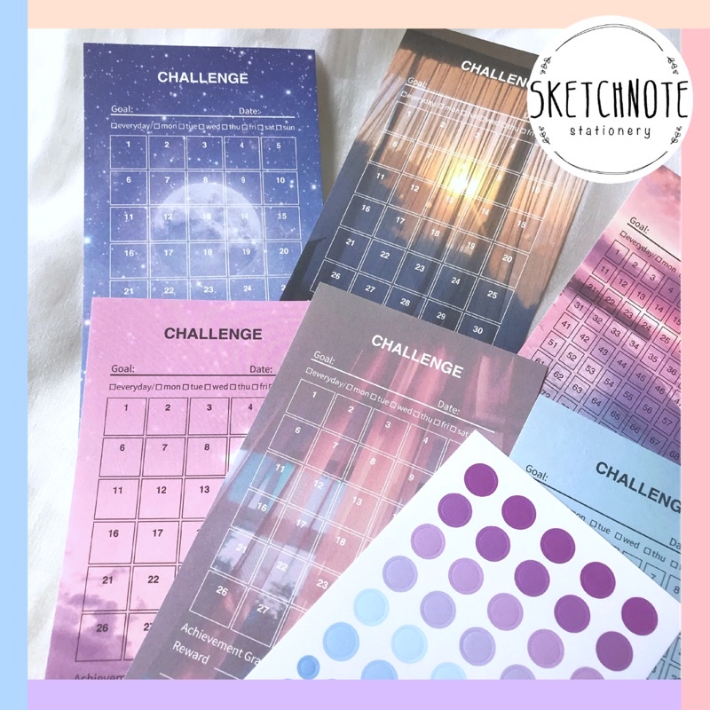 Note planner kèm sticker Nt020