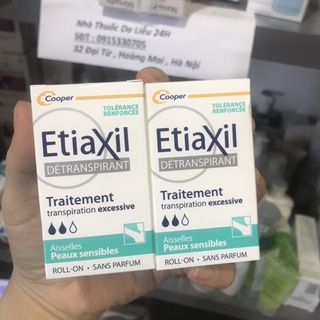 Lăn khử mùi Etiaxil nhãn xanh dành cho da nhạy cảm
