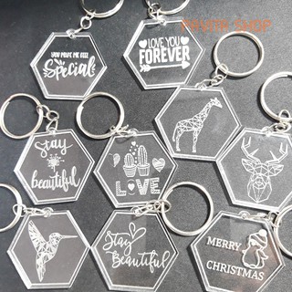 Móc khóa mica PAVITA - keychain mica, quà tặng xinh xắn dễ thương