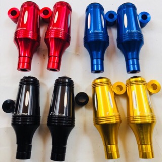 (Loai 1)Chống đổ sau nhôm cnc kiêm luôn gác chân chở vợ chở gấu cho Exciter Winner