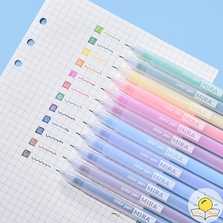 Bút gel ngòi 0.5mm Mira nhiều màu tùy chọn nét mượt, bút viết calligraphy Tuệ Minh