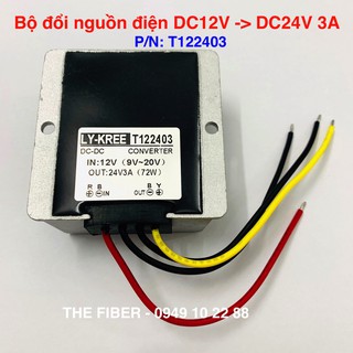 Bộ đổi nguồn điện DC12V sang DC24V, 3A