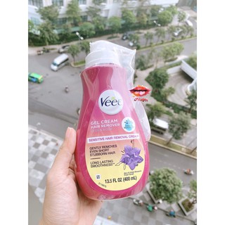 Kem Tẩy Lông Chân + Body - Veet Gel Hair Removal Cream 400ml