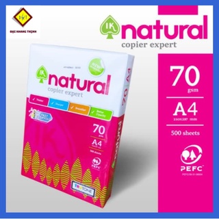 Giấy A4 IK Natural 70gsm giấy in Photo A4 giá rẻ