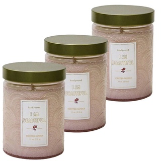 Nến Cốc Valentine Day Pink Candle Glass Iam Beautiful 110Oz