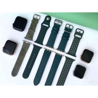 Bộ sưu tập Dây Apple watch màu xanh Midnight Green cực HOT
