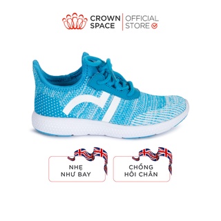 Giày Thể Thao Sneaker Bé Trai Bé Gái Đi Học Đi Chơi Crown Space Cao Cấp CRUK8022 Nhẹ Êm, Chống Hôi Chân Size 28 đến 35