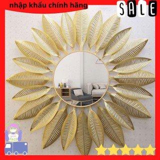 [ NHÌN LÀ MÊ ] Gương Treo Tường Trang Trí Nghệ Thuật Decor- Gương Phong Thủy Thân Kim Loại H