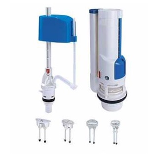 Bộ xả bàn cầu, két nước bồn cầu 2 nhấn Oval VS043-LB01 Hùng Anh- BH 12 tháng