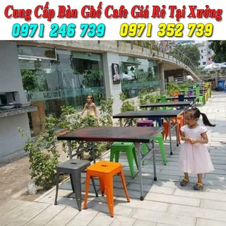 Ghế cafe, bàn ghế quán trà sữa giá rẻ.