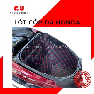 Lót cốp da xe máy HONDA FUTURE 125 2016-2022 chống nóng hiệu quả thiết kế có túi để giấy tờ xe tiện dụng hàng cao cấp GU