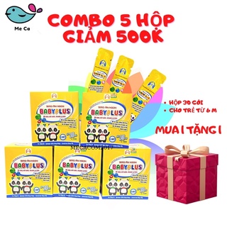 BabyPlus [ Combo 5 hộp] siro ăn ngon hết biếng ăn baby plus  (giá sỉ ) cho bé tăng đề kháng-tăng cường tiêu hoá