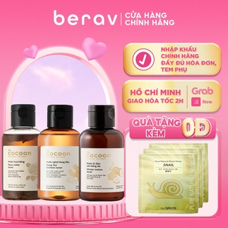 Nước Cân Bằng COCOON Làm Sạch Sâu , Cấp Ẩm và Giảm Mụn ( BÍ ĐAO/NGHỆ/HOA HỒNG ) 140ml
