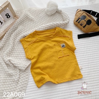 Áo sát nách bé size nhí chất cotton mềm mát, áo ba lỗ cho bé trai 1 tuổi, áo thun sát nách cho bé