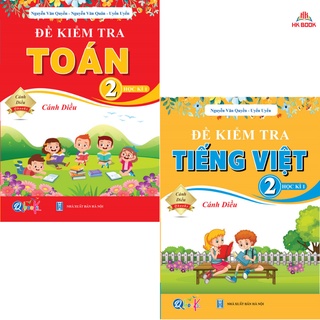 Sách - Combo Đề Kiểm Tra Toán và Tiếng Việt Lớp 2 - Cánh Diều - Học Kì 1 (2 cuốn)