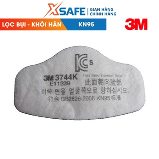 Tấm lọc bụi 3M 3744K R95 dùng cho mặt nạ 3M 3200-3744k-3700 lọc khói hàn, bụi mịn - chính hãng 3M - xsafe