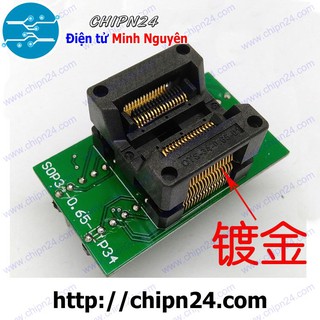 [1 CÁI] Đế nạp IC dán SSOP34 - 0.65mm