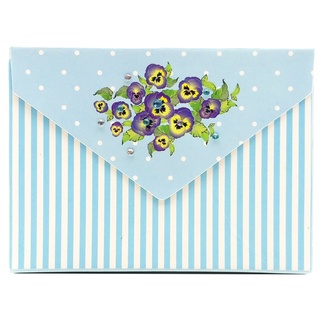 Sổ Notes Of Crystal 10 x 7.5 cm - Khai Trí Stationery - Màu Xanh Nhạt