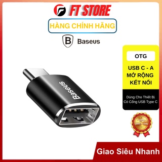 [GIAO HỎA TỐC] Đầu chuyển OTG Baseus từ Type C to USB A