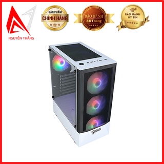 Vỏ Case máy tính Jetek Squid Game – R3 White (Tặng 3 Fan RGB) new