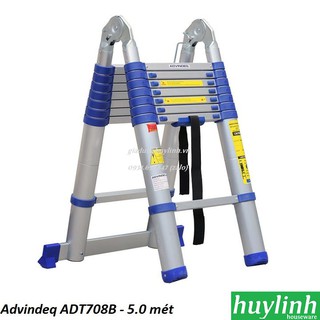 Thang nhôm rút đôi chữ A Advindeq ADT708B - 5 mét