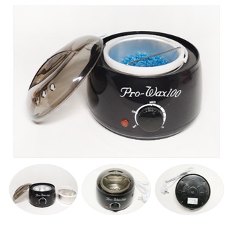 COMBO Nồi Prowax 100 + Sáp wax lông dạng gói vàng + 30ML Mỡ trăn tặng kèm que gỗ