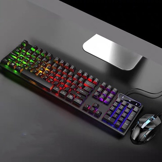 Bàn phím máy tính Giả Cơ EVESKY BQ08K Ấn Tượng 2 Màu Đen Trắng