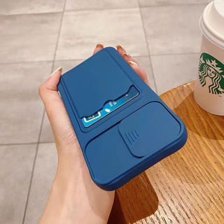 Ốp điện thoại kèm ngăn đựng thẻ dành cho iPhone 12/7 8 plus/X XS/XSMAX/11/11 pro max/12 pro max
