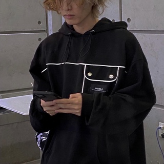 Áo POCKET HOODIE WEIRDO đen - Weirdosaigon