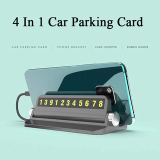 Bảng ghi số điện thoại kèm giá đỡ điện thoại đặt taplo khi đỗ xe ô tô