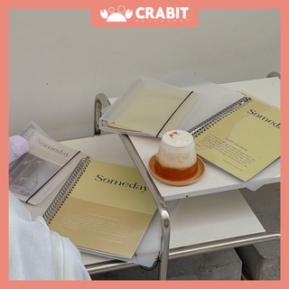 Sổ còng sắt B5 Crabit Someday 26 lỗ, 50 tờ, ruột chấm dotgrid, ruột ô vuông grid ghi chép bullet journal