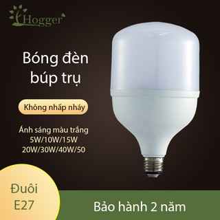 Bóng đèn Led 10w 15w  20w 30w 40w bup tròn A tiết kiệm điện kín chống nước