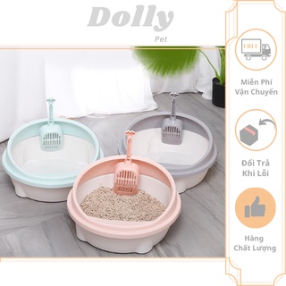 Khay Vệ Sinh Cho Mèo (Tặng Kèm Xẻng Xúc Cát) - Loại Mới
