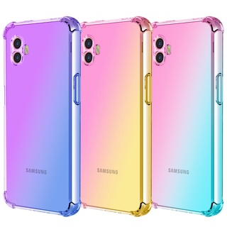 Ốp Điện Thoại Silicon Mềm Bo Viền Màu Gradient Chống Sốc Samsung A04 M13 5G M53 M33 A13 A73 M52 M22 A13 A22 A23