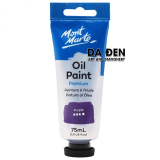 [DA ĐEN] Màu Sơn Dầu Mont Marte Tube 75ml - Purple