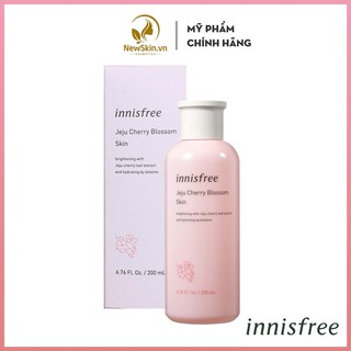 Nước Hoa Hồng Hoa Anh Đào Dưỡng Ẩm sáng da Innisfree Jeju Cherry Blossom Skin 200ml