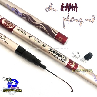 Cần câu tay GAMA  PHONG MỸ 6H. Cần câu GAMA 6H (tặng đọt phụ).!!!
