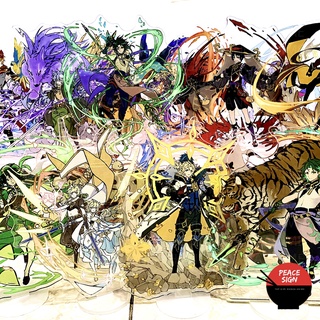 (V2.1) Standee nhân vật GENSHIN IMPACT ver CHIÊU THỨC game anime chibi mô hình mica acrylic trưng bày