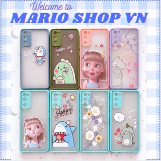 Ốp lưng nhám viền cao su Samsung A22 4G / Samsung S20 FE / Samsung A32 4G / SS A52 5G/A52S 5G/M22